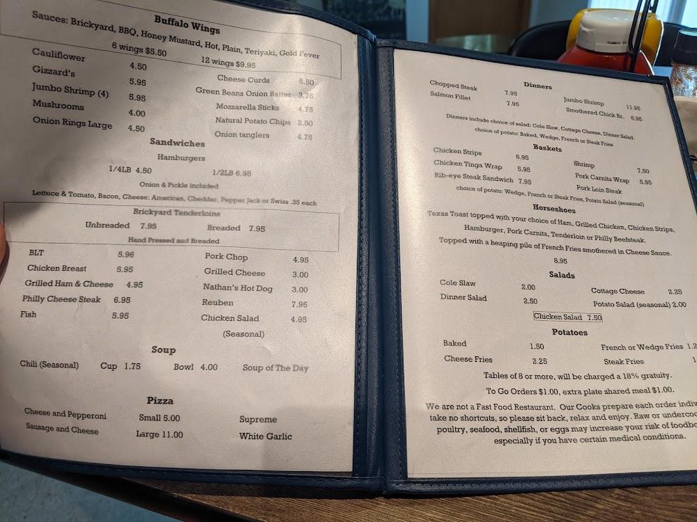 Brickyard Bar & Grill Menu image 4