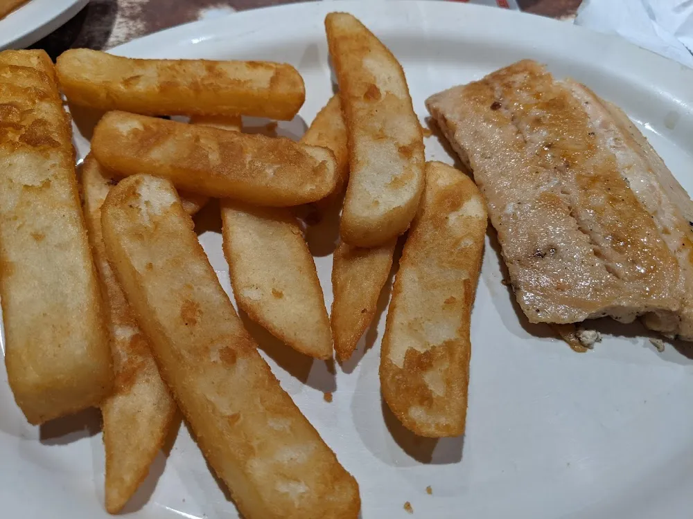 Salmon and Fries